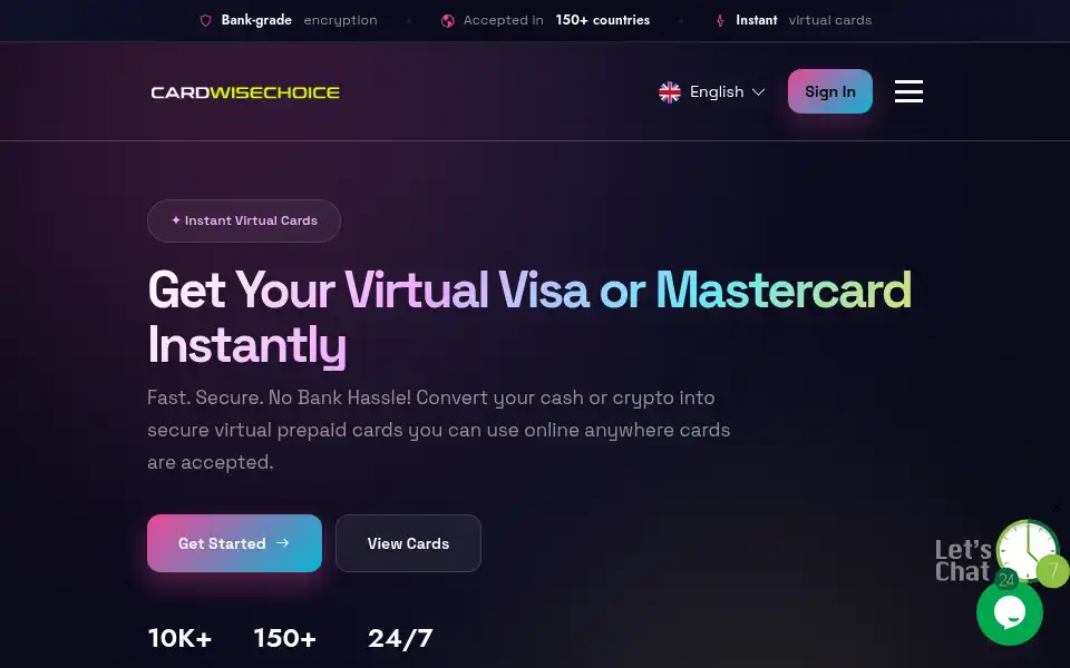 Screenshot of cardwisechoice.com
