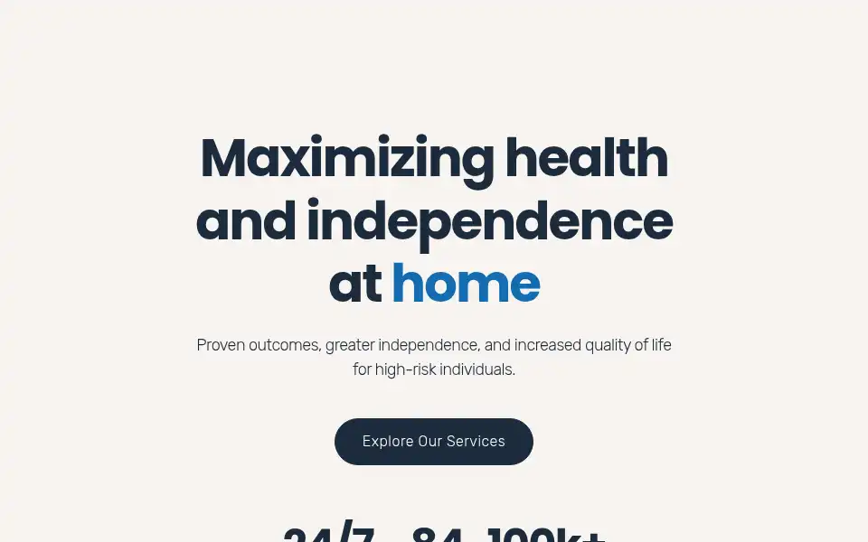 Screenshot of carebridgehealth.com