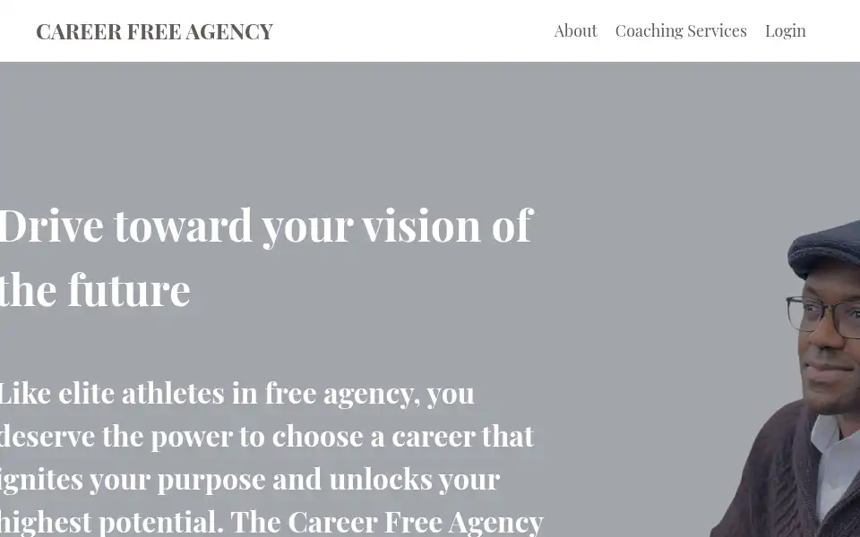 Screenshot of careerfreeagency.com