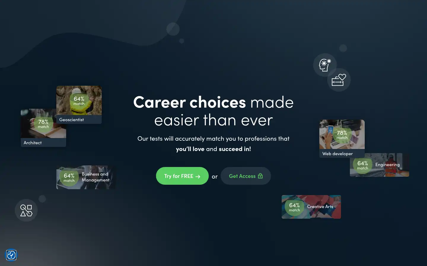 Screenshot of careerhunter.io
