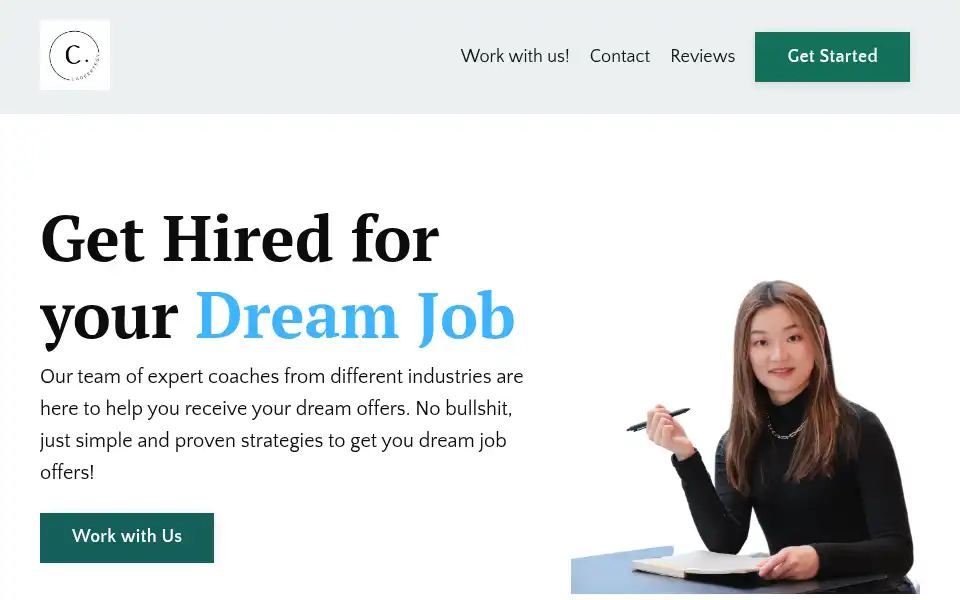 Screenshot of careertegy.com
