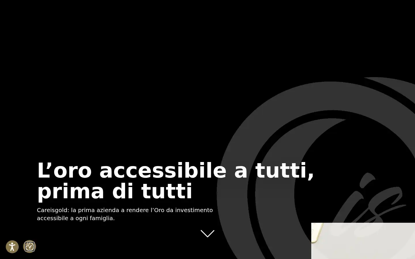 Screenshot of careisgold.it