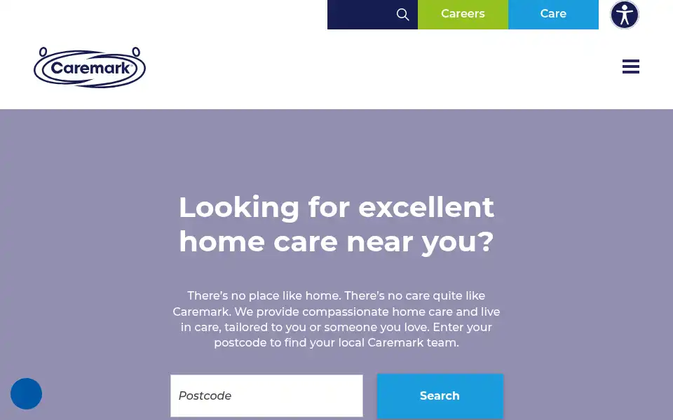 Screenshot of caremark.co.uk