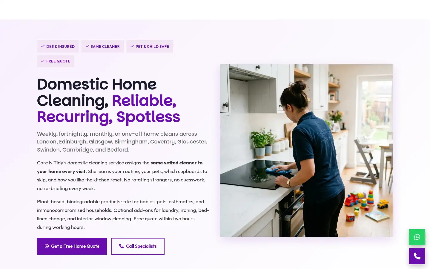 Screenshot of carentidy.uk