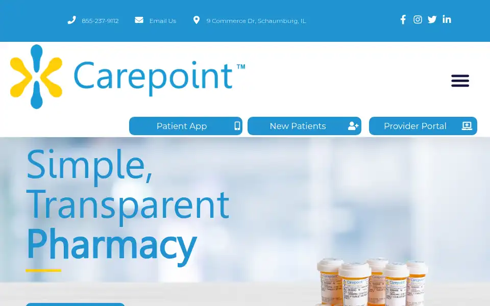 Screenshot of carepoint.pharmacy