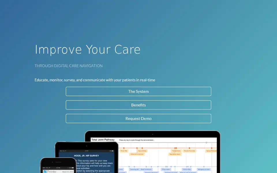 Screenshot of caresense.com