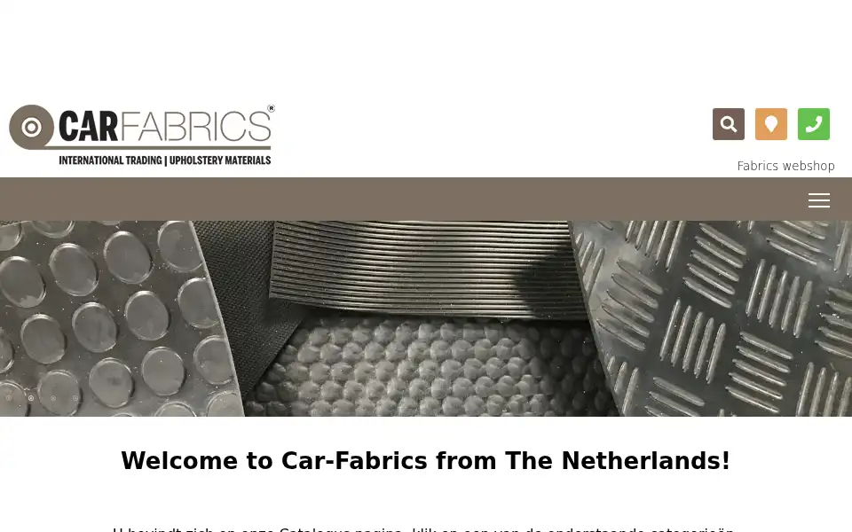 Screenshot of carfabrics.nl