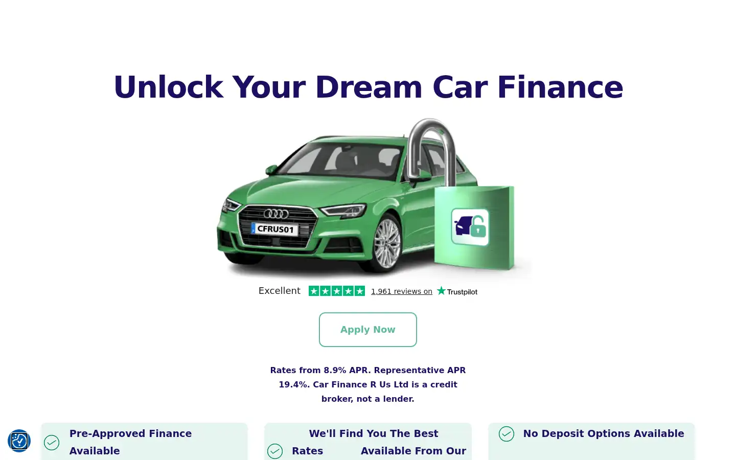 Screenshot of carfinancerus.com