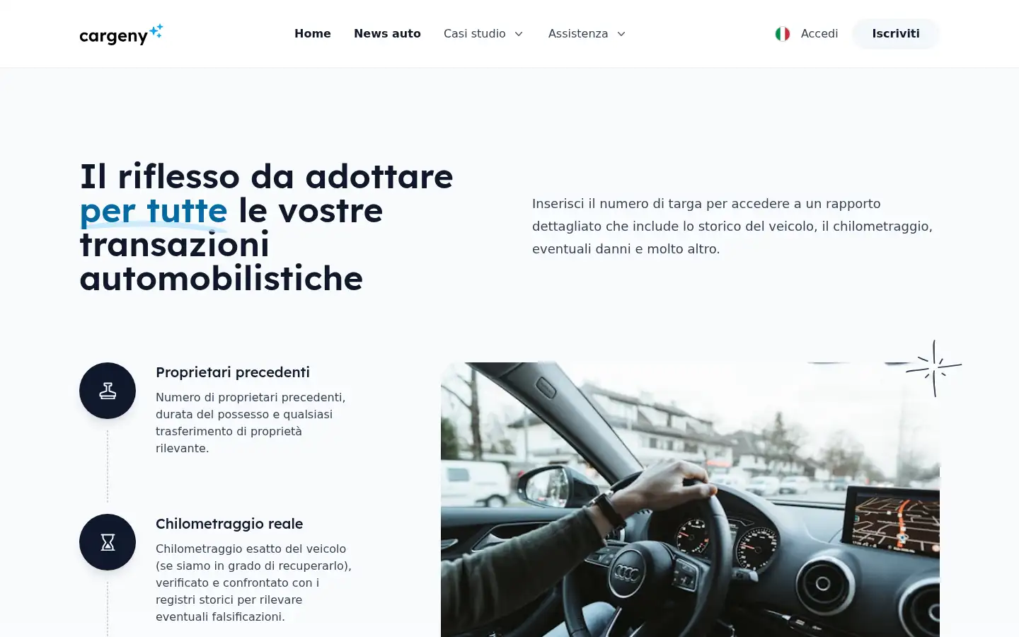 Screenshot of cargeny.it