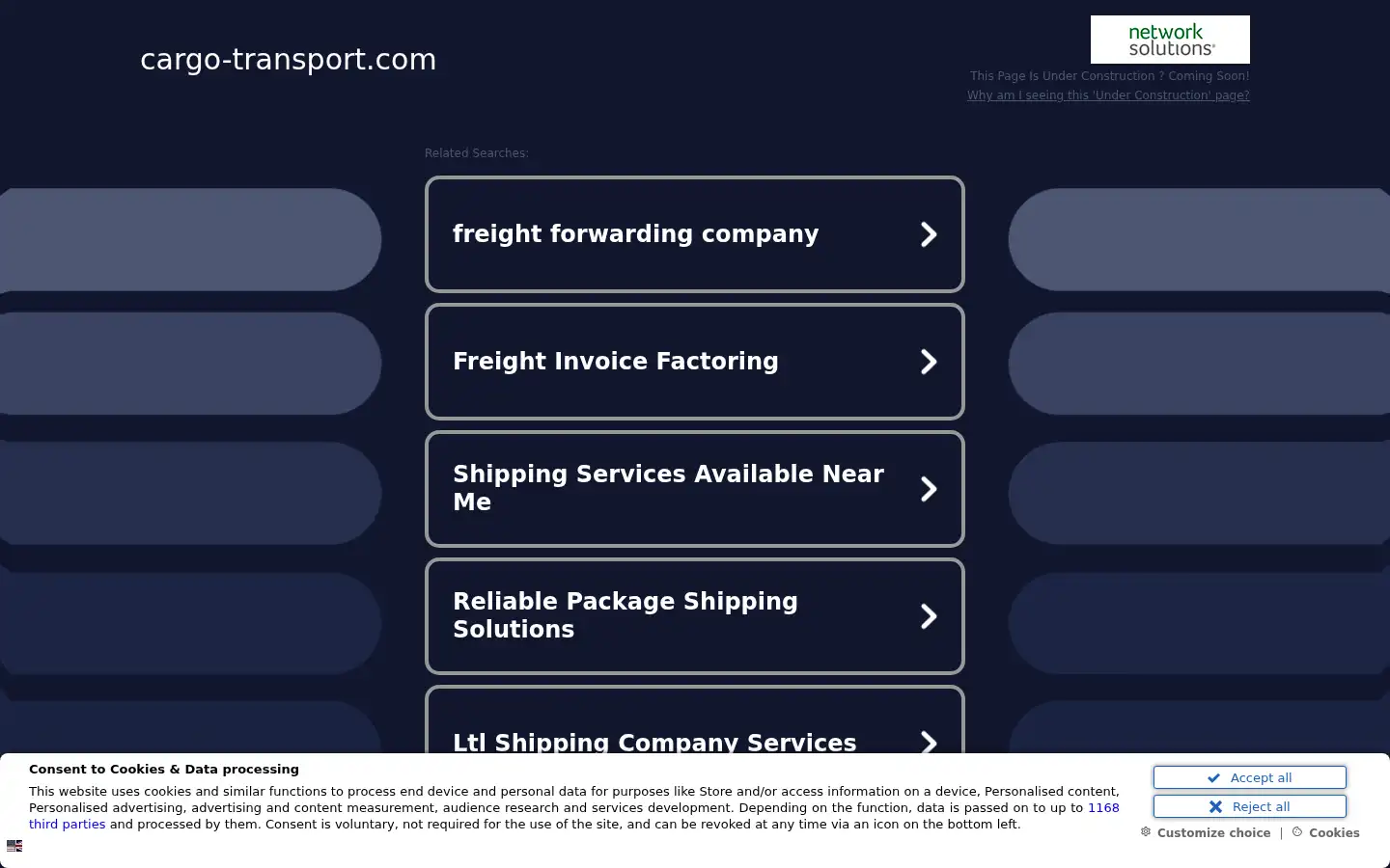 Screenshot of cargo-transport.com