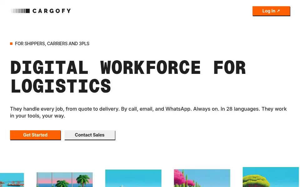 Screenshot of cargofy.com