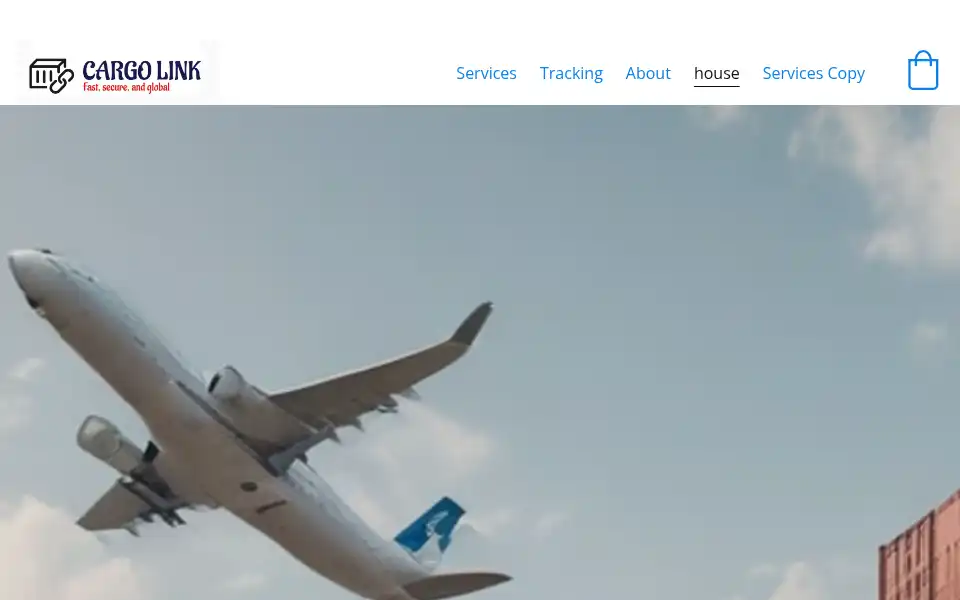 Screenshot of cargolinkcargo.com