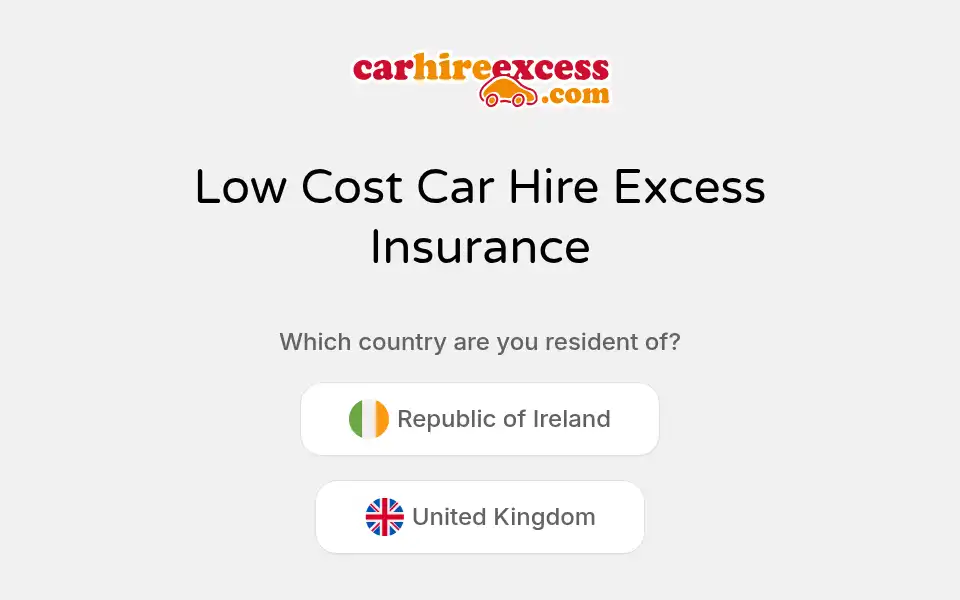 Screenshot of carhireexcess.com