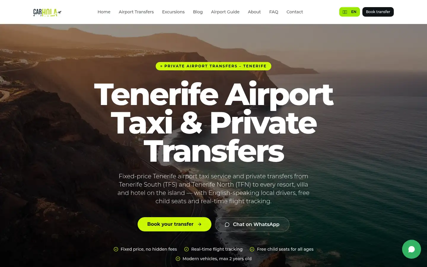 Screenshot of carhola-tenerife.com