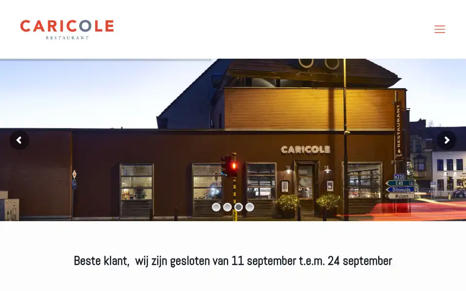 Screenshot of caricole.be