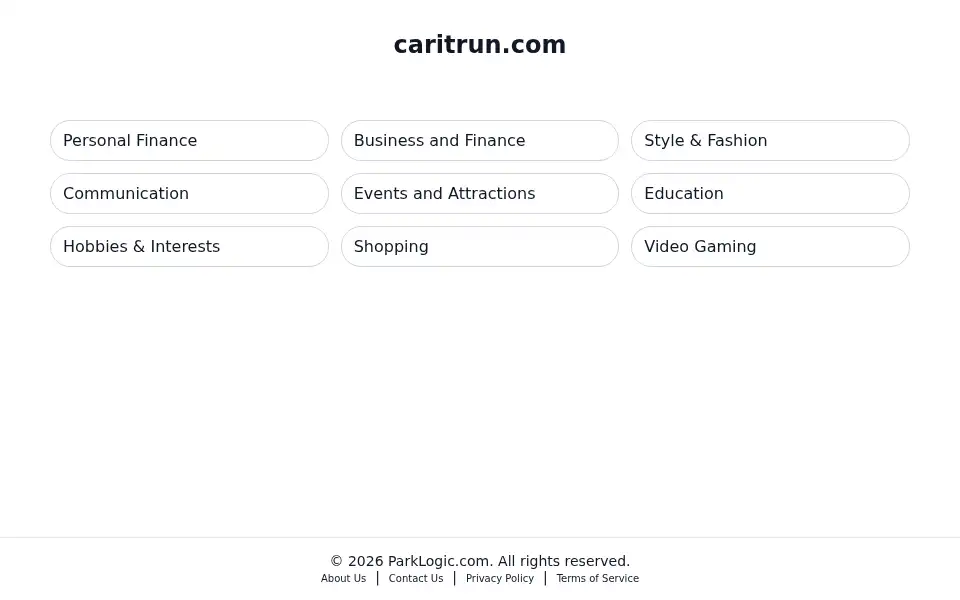 Screenshot of caritrun.com