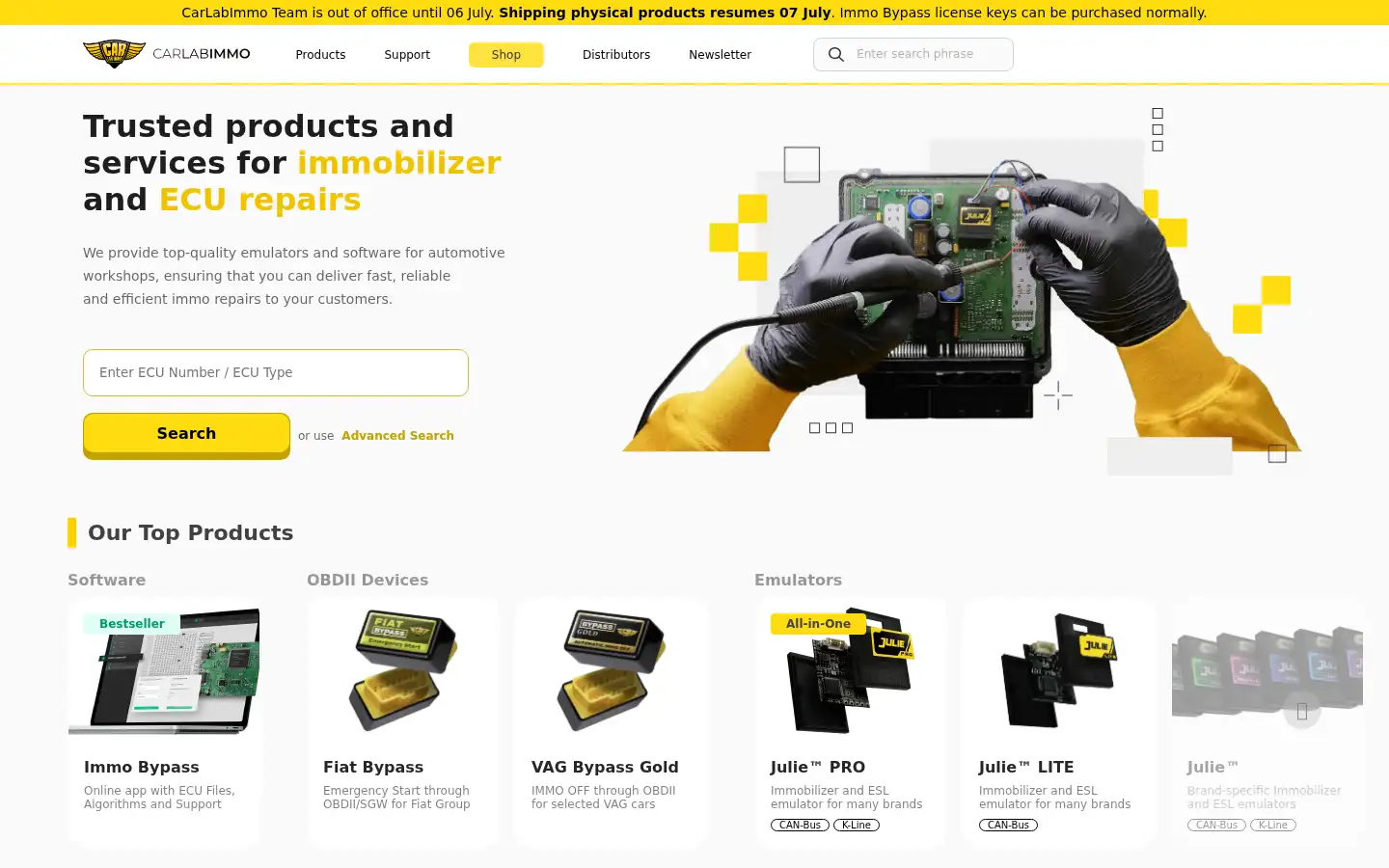 Screenshot of carlabimmo.com