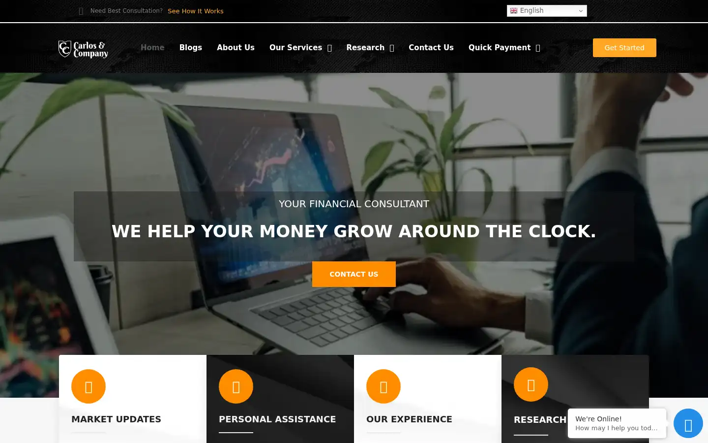 Screenshot of carlosandcompany.com
