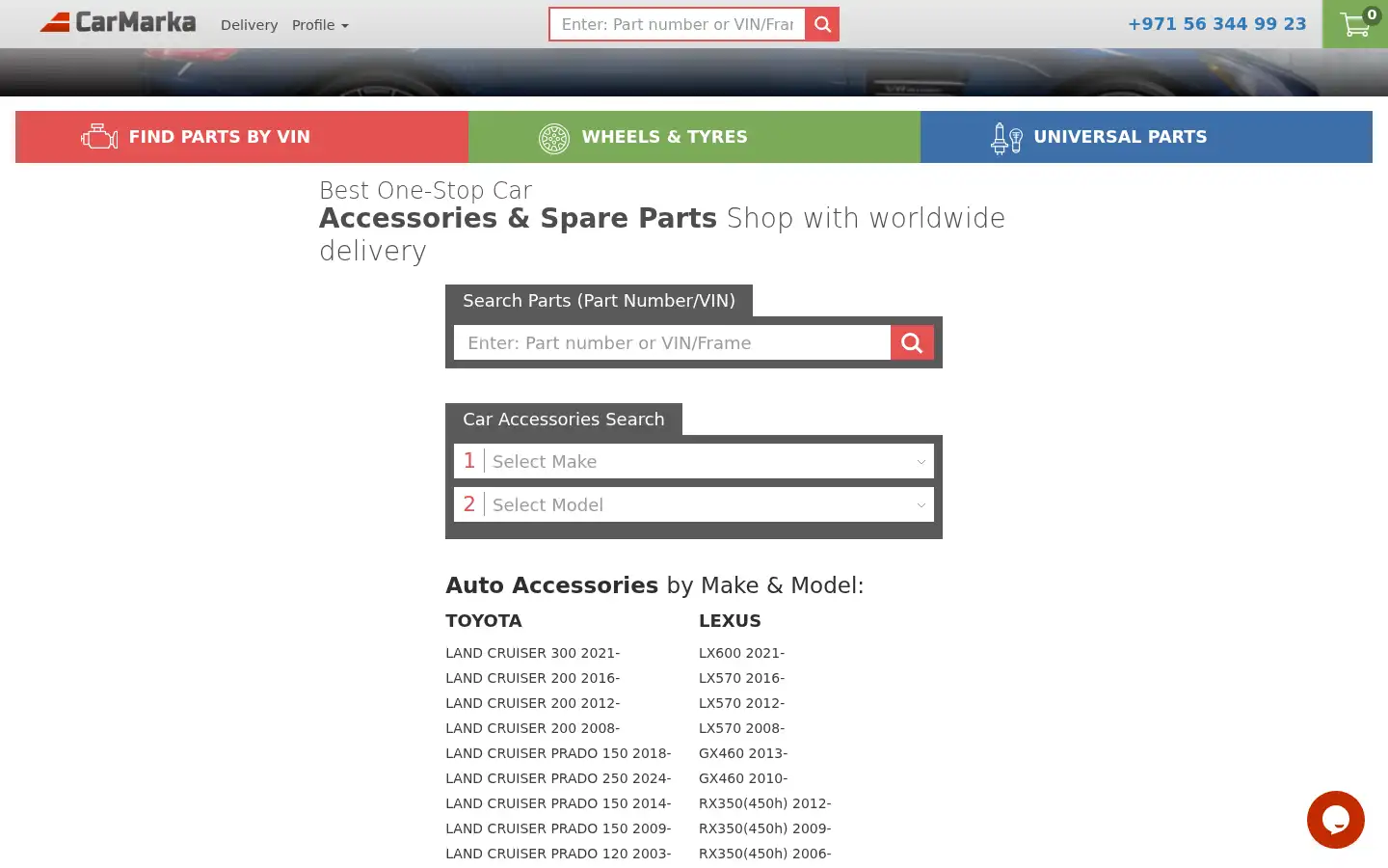 Screenshot of carmarka.com
