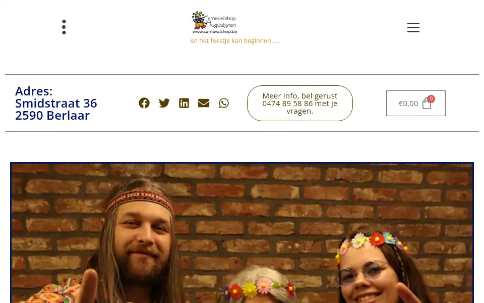 Screenshot of carnavalshop.be