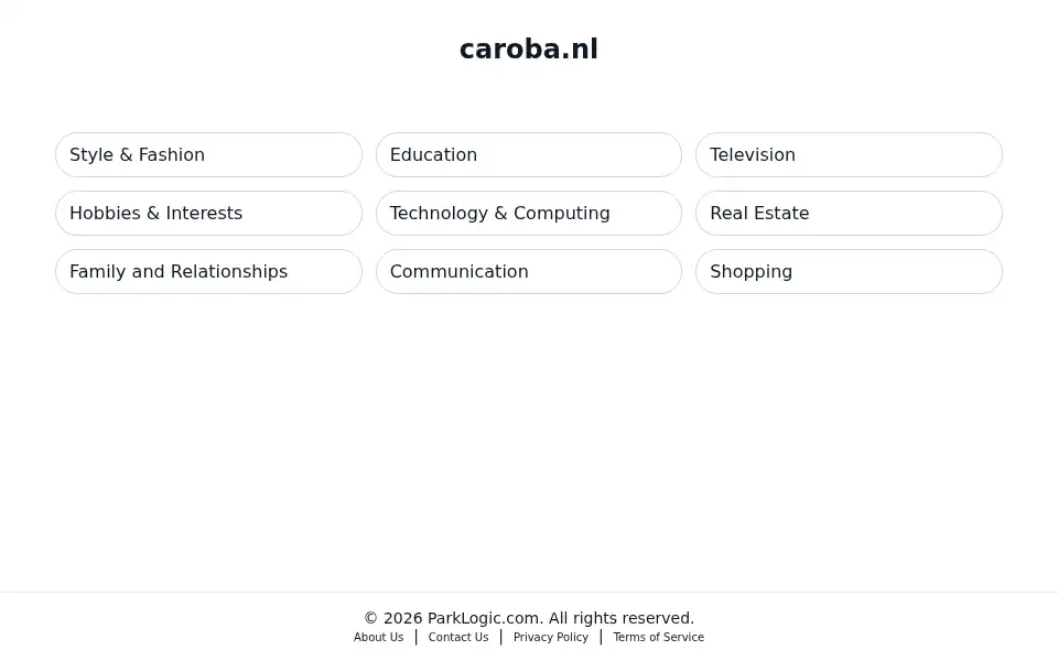 Screenshot of caroba.nl
