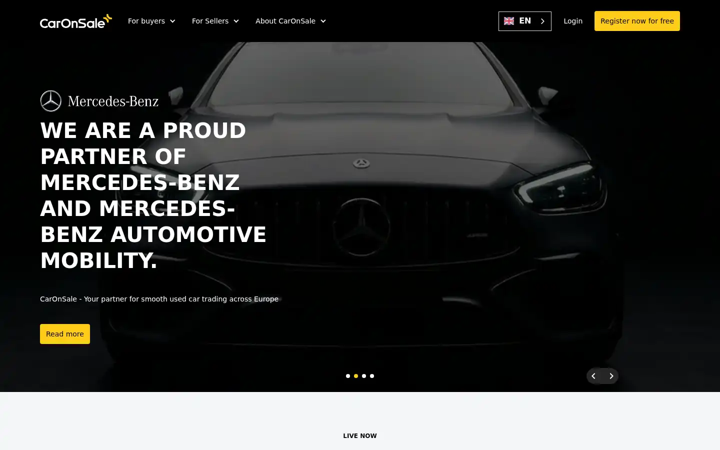 Screenshot of caronsale.de