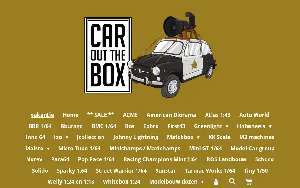Screenshot of caroutthebox.nl