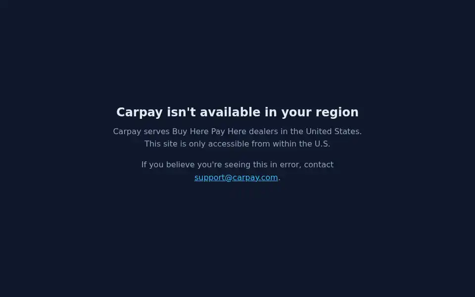 Screenshot of carpay.com