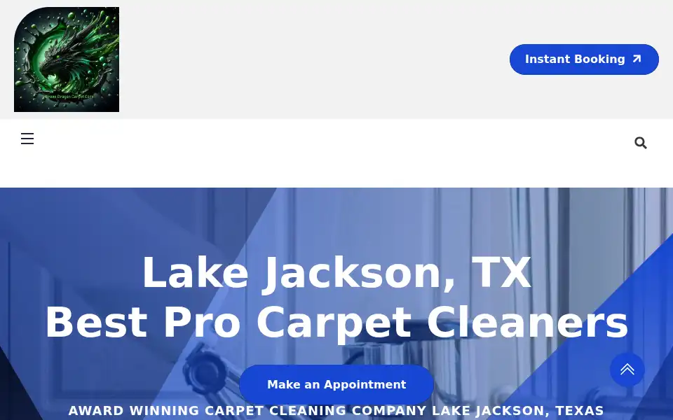 Screenshot of carpetcleanerslakejacksontx.com