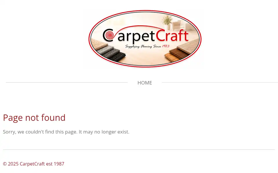 Screenshot of carpetcraft.co.uk