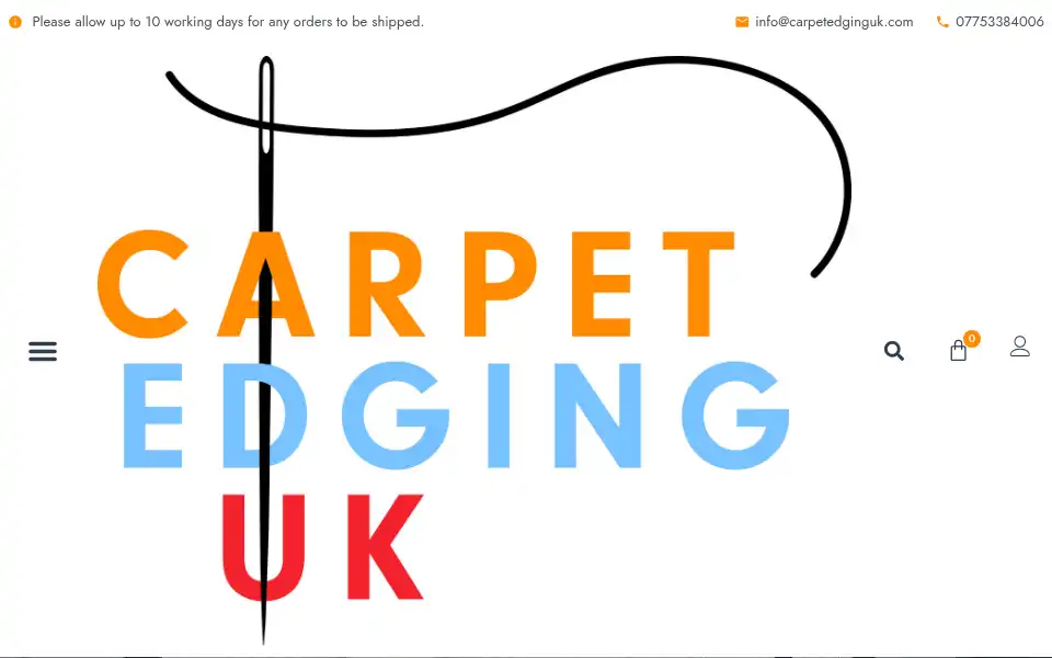 Screenshot of carpetedginguk.com