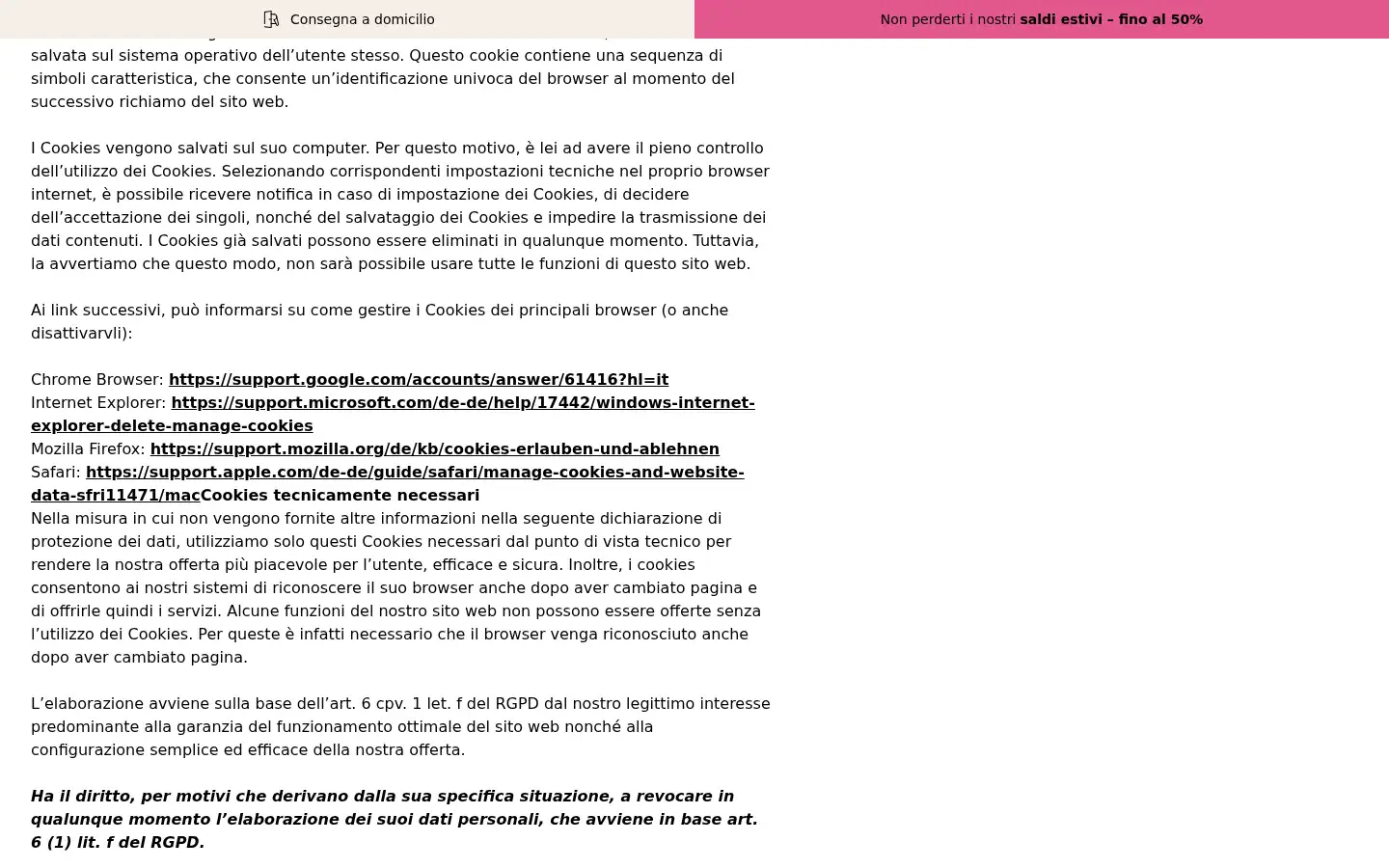 Screenshot of carpetvista.it