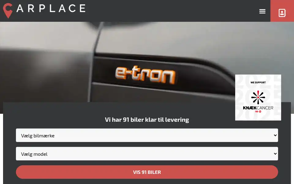 Screenshot of carplace.dk