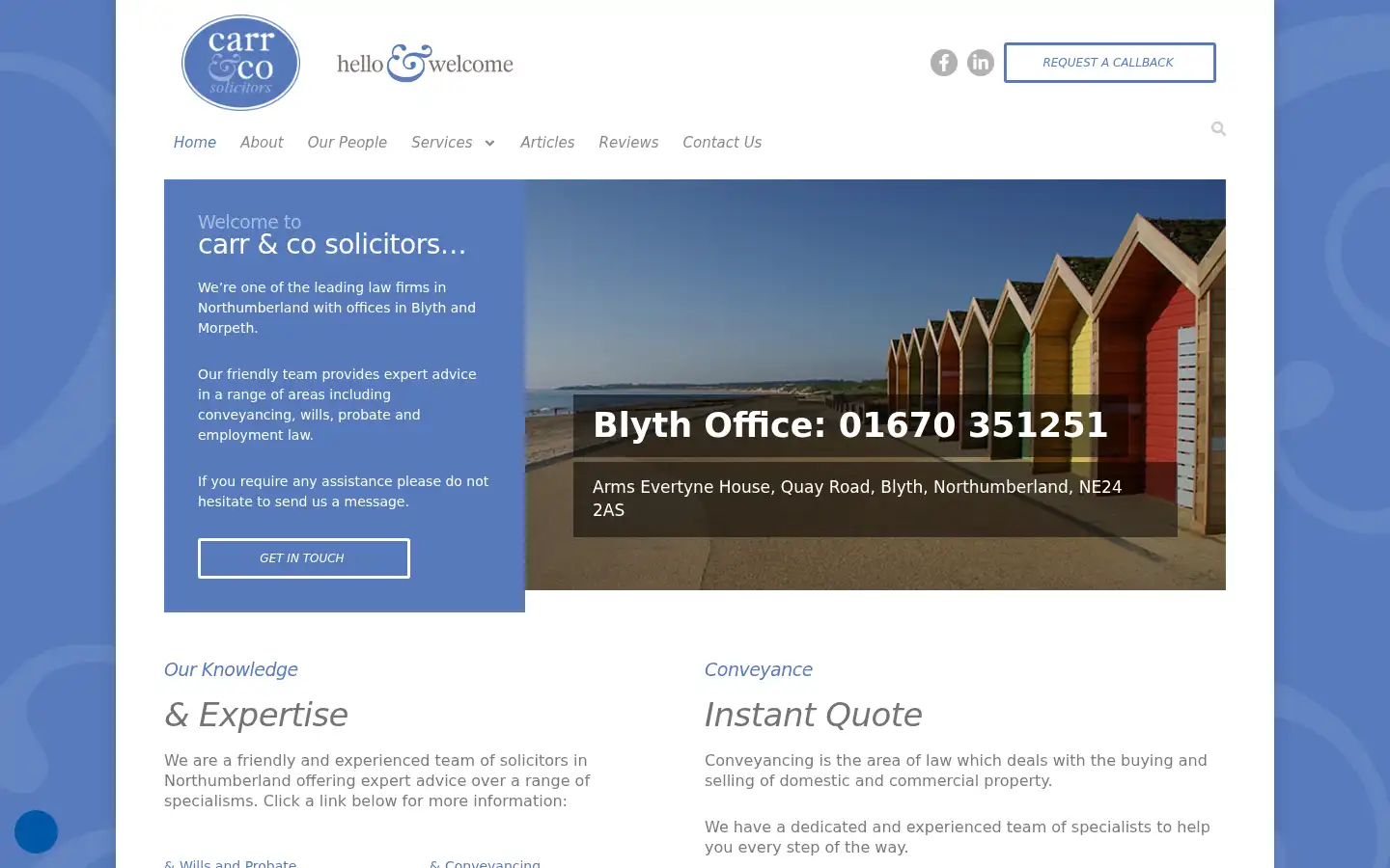 Screenshot of carrandcosolicitors.com