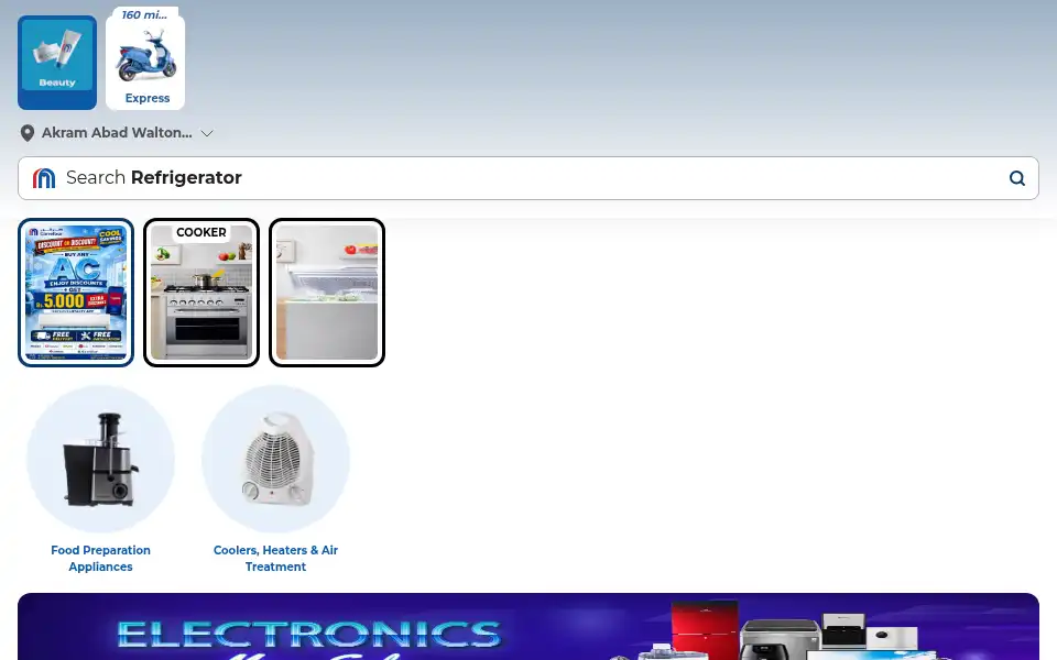 Screenshot of carrefour.pk