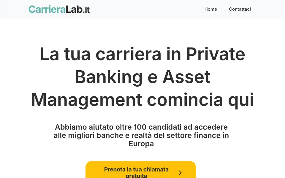 Screenshot of carrieralab.it