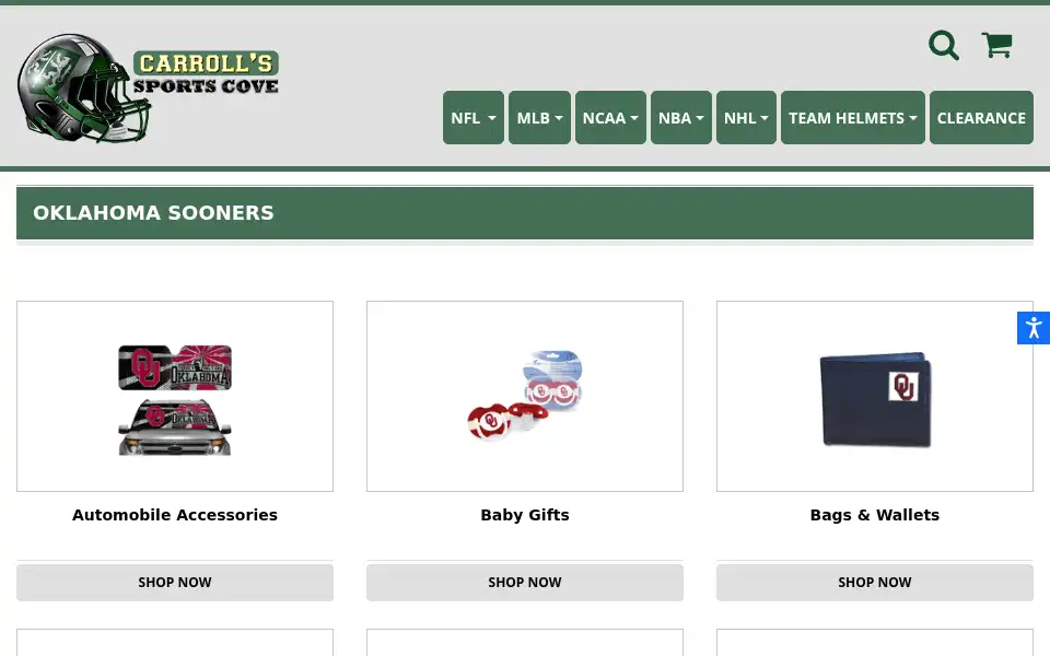 Screenshot of carrollscove.com