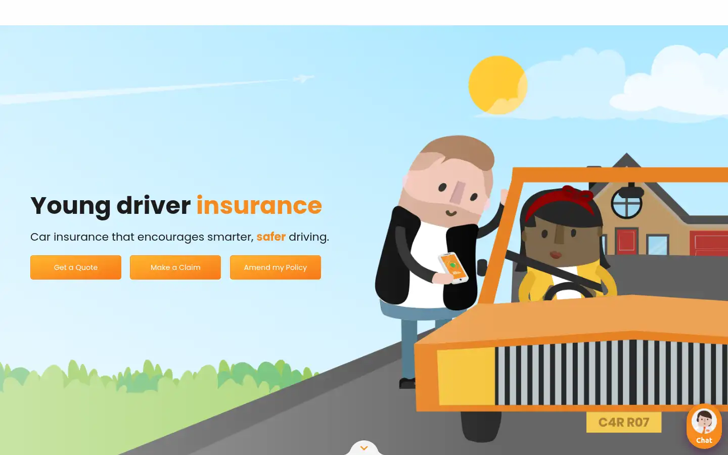 Screenshot of carrotinsurance.com