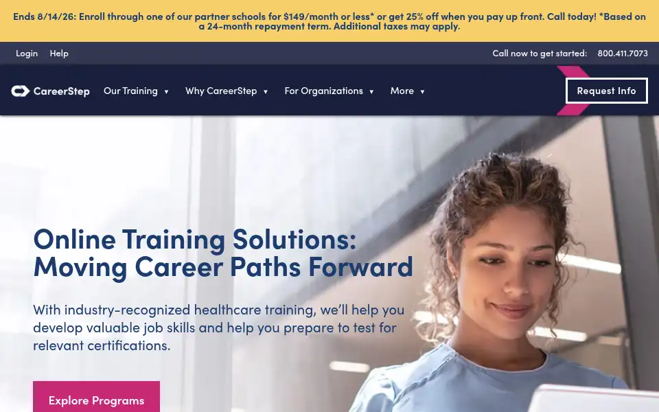 Screenshot of carruslearn.com