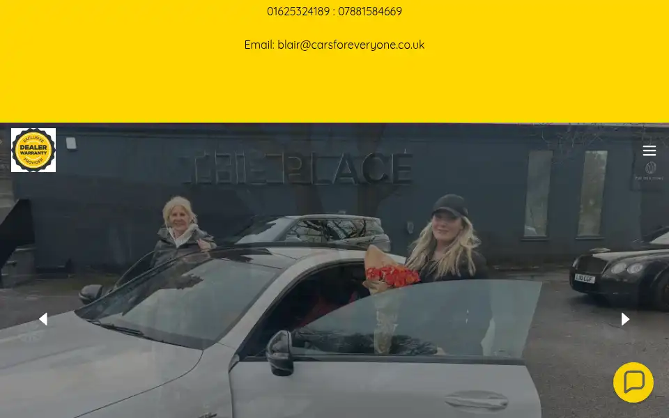 Screenshot of carsforeveryone.co.uk