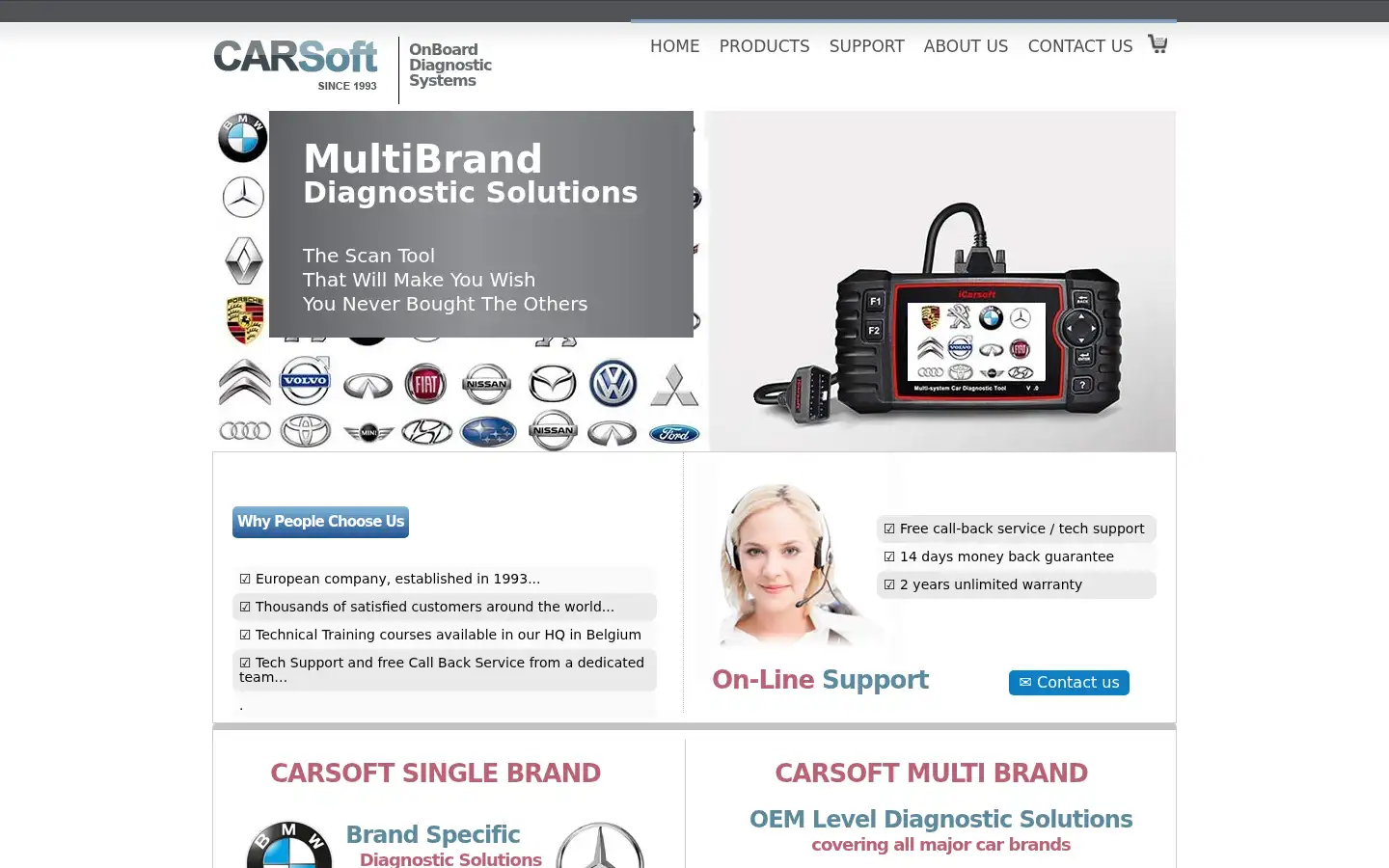 Screenshot of carsoft.com