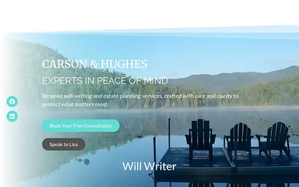 Screenshot of carsonhughes.co.uk