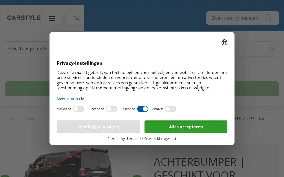 Screenshot of carstyle.nl