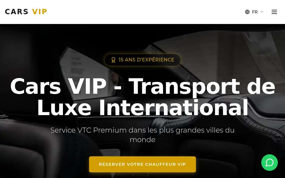 Screenshot of carsvip.fr