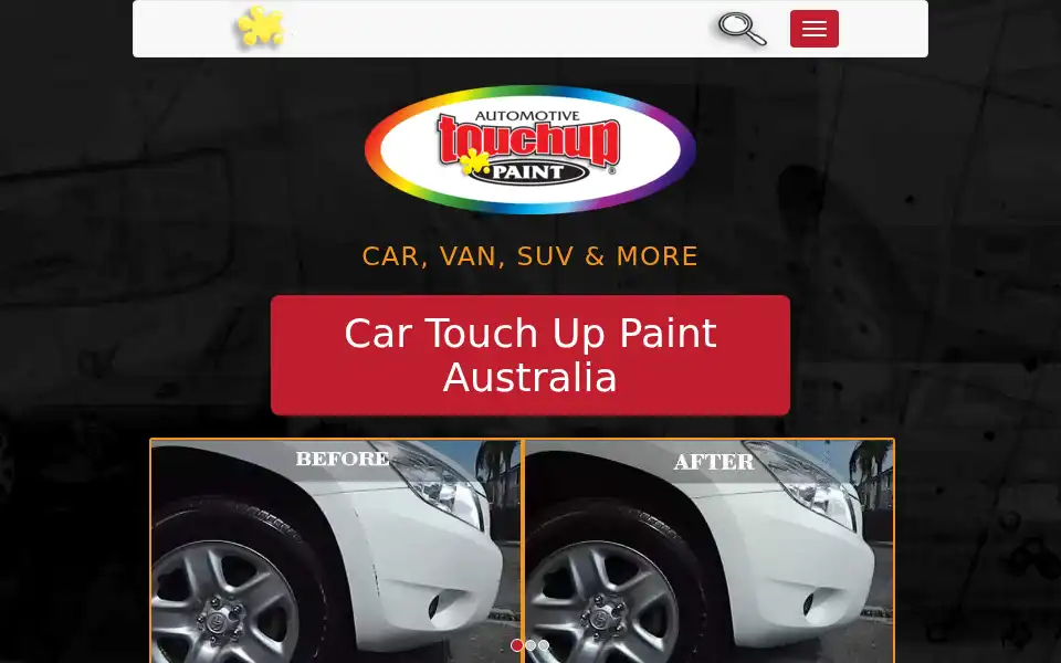 Screenshot of cartouchuppaint.com.au