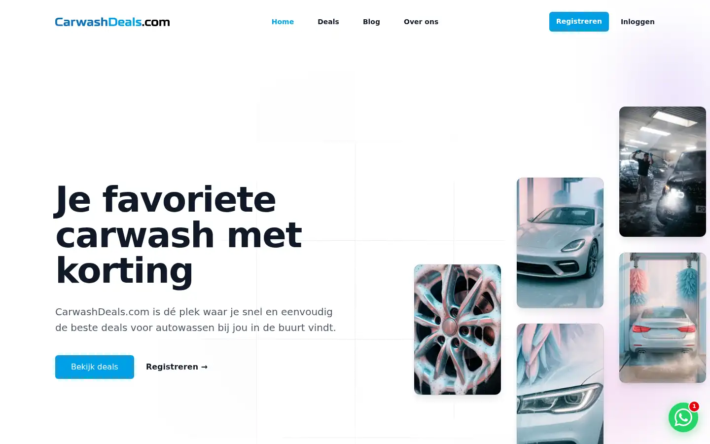 Screenshot of carwashdeals.com