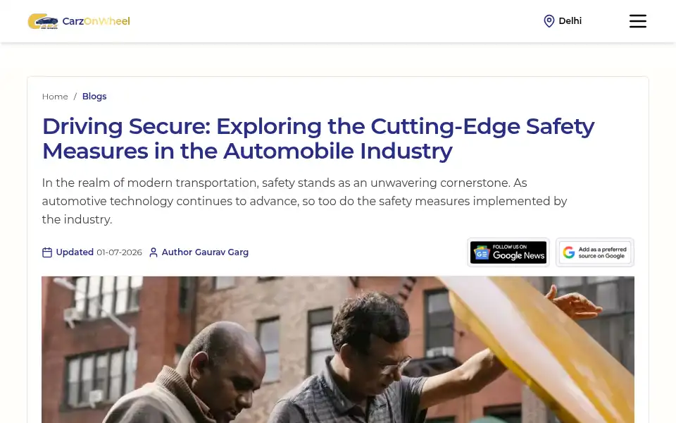 Screenshot of carzonwheel.com