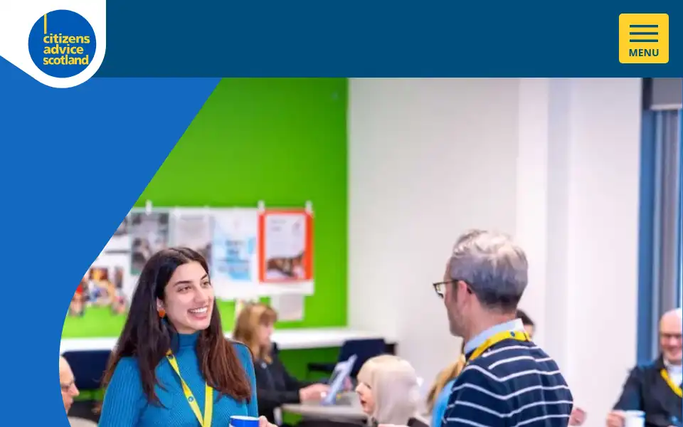 Screenshot of cas.org.uk