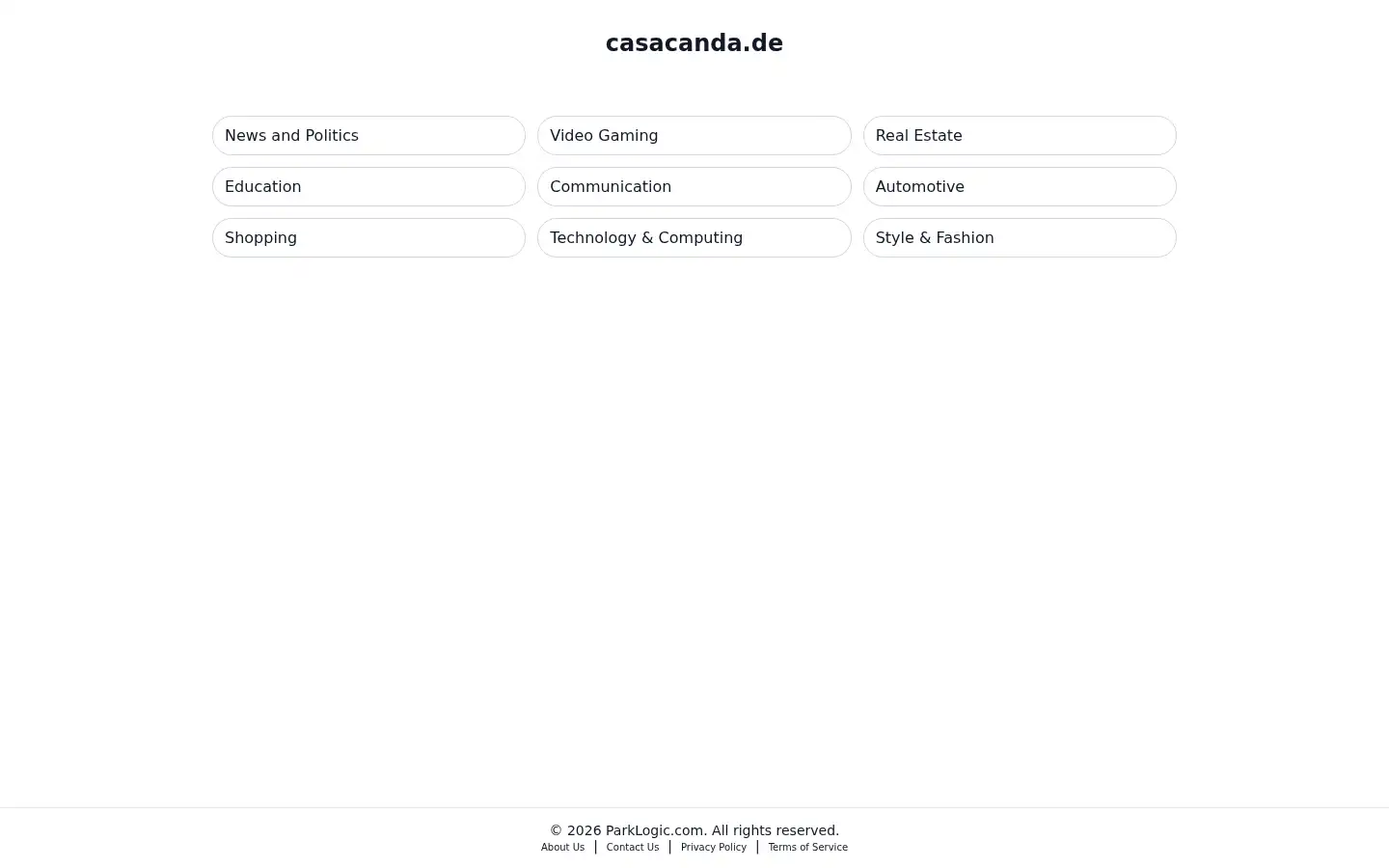 Screenshot of casacanda.de