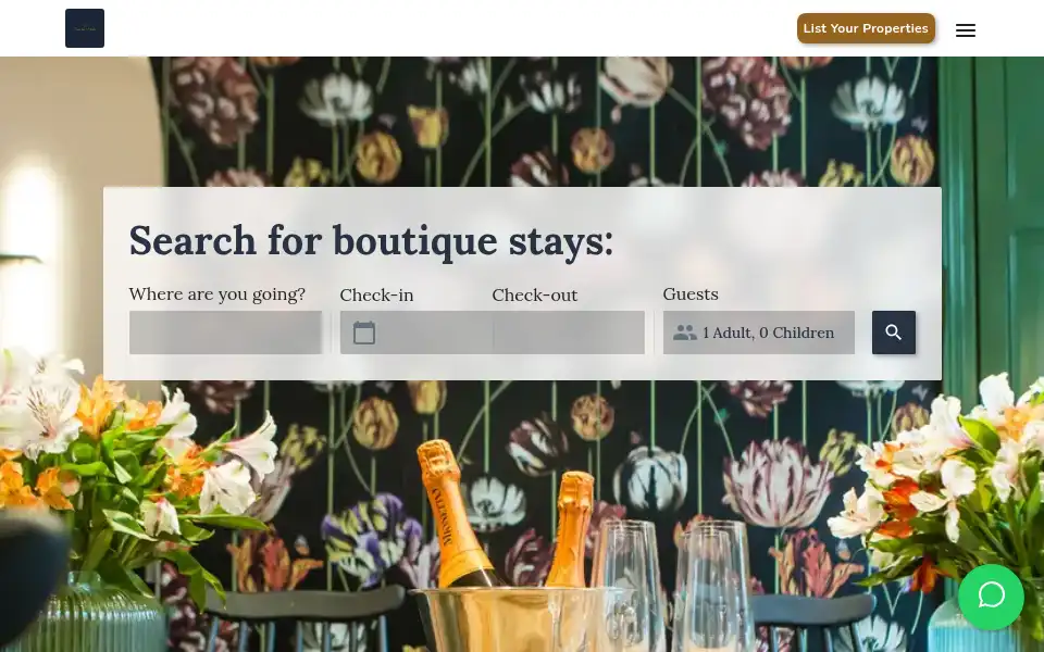 Screenshot of casadelartista.co.uk
